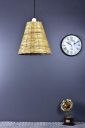 tu casa HG-17 220W Pendant Light, Light Brown, Pyramid Cane...