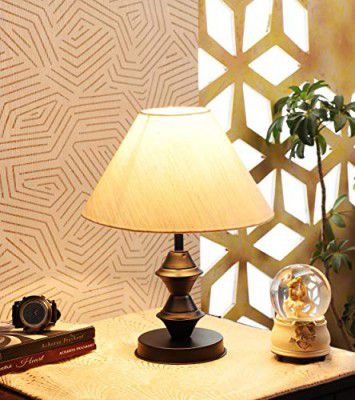 tu casa Metal-Iron CFL/LED Lamp, (White Colour)