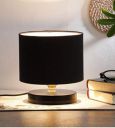 tu casa Metal-Iron Incandescent Table Lamp (Black)...