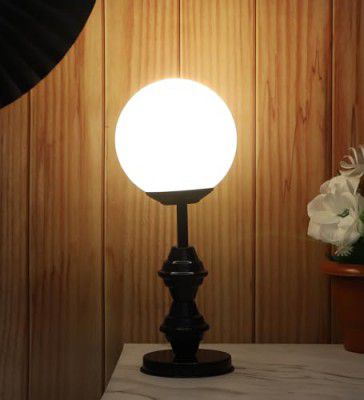tu casa Metal Table Lamps with Glass Shade (Height: - 13.4") - Bulb not Included