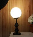 tu casa Metal Table Lamps with Glass Shade (Height: - 13.4") - Bulb not Included...