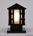 tu casa Ntu-39 Black Metal & Glass gate Light by tu casa Holder Type b-22...