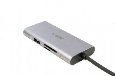 Tucano 7-in-1 Type-C hub with HDMI + 3 USB 3.0 + USB-PD – Space Grey, Silver