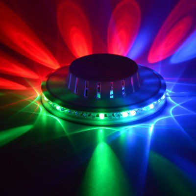 Tucasa DW-1 Revolving LED Laser Light with Sensor (Multicolor)