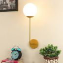 TuCasa Golden Metal Decorative Wall Lamp with Glass Globe Holder Type-E-27 (Design 6)...