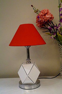 Tucasa Metal Table Lamp with Led in Base