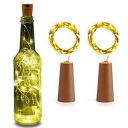TUCASA- Set of 2-Bottle Lights Battery Powered, (Pack of 2) (20led, 2 Meters) Christmas nye Decoration Lights...