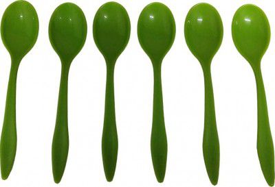 Tuffpro Disposable Plastic Tea Spoon Set (Pack of 6)