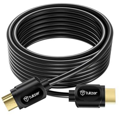 Tukzer 4K HDMI Cable, Support 3D, Ultra HD 4K @60Hz, High-Speed 10.2Gbps Ethernet, Audio Return Channel (15 Feet)