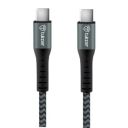 Tukzer Fast Charging USB C to USB C 100W 480 Mbps Data Sync Nylon Braided Cable with EMark Chip (Black+Grey–1.2M)...