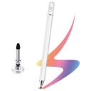 Tukzer Universal Stylus Pen for Smartphone/Tablet/iPad/Pro/Air/iPhone/iOS/Android/All Touch Screens Devices| Fine Point Disc Tip, Lightweight Aluminum Body Magnetic Cap Drawing Writing (Black)...