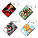 TULOSTA Premium (Pack of 4) Anime Printed Keychain For Bike, Scooty, Car, Acrylic Keyholder...