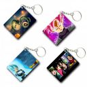 TULOSTA Premium (Pack of 4) Anime Printed Keychain For Bike, Scooty, Car, Acrylic Keyholder...