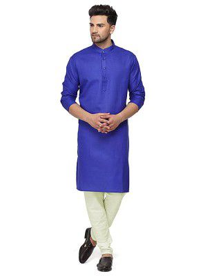 TULSSIKAA Men's Cotton Blended Traditional Kurta (Ethnic Wear)