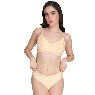 Tulzott Padded Everyday Bra Panty Set for Women