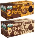 TummyFriendly Foods Millet Cookies - Chocolate Cookies, Peanut Butter Cookies. Healthy Millet Biscuits for babies, kids, adults - Pack of 2-75 grams Each...