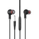 tunez Dhwani D10 in Ear Wired Earphone with in Built mic,10mm Dynamic Drivers, Super Extra Bass and 3.5mm Jack(Black)...