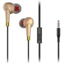 tunez Dhwani D30 in Ear Wired Earphone with Supreme Sound Quality and Passive Noise Isolation with 10mm Dynamic Drivers, in Built mic and 3.5mm Jack(Gold)...