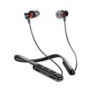 tunez Rhythm R16 in Ear Wireless Bluetooth Neckband Earphone with 10mm Drivers, Bluetooth Version V5.0+EDR, 30 Hours Playtime, Magnetic Earbuds, IPX4 Rated(Black)...