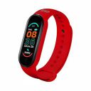 tunez Swastha S30 Smart Band Watch with 1.1 inch IPS LCD Display,14 Days Battery Life,24/7 Heart Rate, Sleep Monitoring, USB Charging Compatible with All Android and iOS Devices (Red), Extra Large...