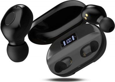 Tunifi T2 TWS Earbuds with Power-Bank, 40Hrs. Playtime, ASAP Charge HQ Bluetooth Headset  (Black, True Wireless)