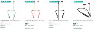 Upto 88% off Tunifi True Wireless Earphones