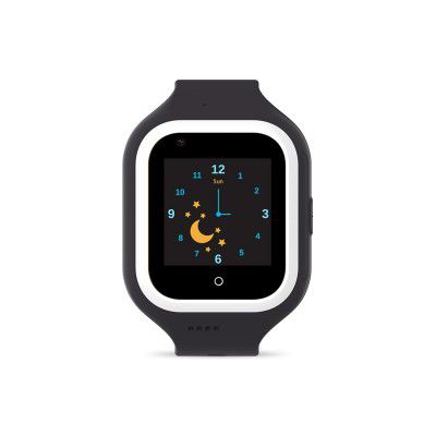 Turet Jellybean Kids Smart Watch— GPS Tracker Watch with Voice & Video Call, SOS, HD Camera, Alarm, Waterproof, 4G Sim Enabled, Smartwatch (Black)