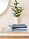Turkish Bath Set Of 4 Multicoloured Striped Cotton Kitchen Towels...
