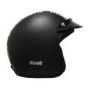 Turtle Helmet Star with Peak Open Face Design with Scratch Resistive Hard Shell ABS Plastic Helmet-Parent...