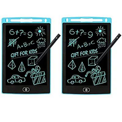 TVARA LCD Writing Tablet 8.5 Inch E-Note Pad LCD Colorful Drawing Kids 8.5 Inch Doodle Board (Pack of 2) 