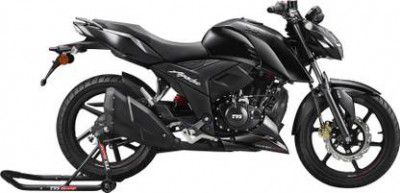 TVS Apache RTR 160 4V (RM Drum Black Edition) (Glossy Black)
