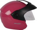 TVS Helmet Half Face Motorbike Helmet (Pink-S)...