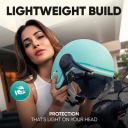 TVS MissFit Women's Open Face Helmet | DOT & ISI Certified...