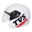 TVS Racing Kids Graphics Half face Helmet White XS...