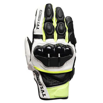 TVS Racing Riding Gloves  (Black & Neon-XL)