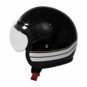TVS Ronin Edition Half Face Helmet-Premium Open Face Helmet for Men & Women, High Impact ABS Helmet for Bike, UV Resistant Visor Helmet for Men & Women, ISI & DOT Certified Premium Helmet ...