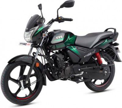 TVS StaR city+ Booking for Ex-Showroom Price (Black Green)