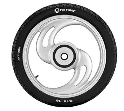 TVS Tyres ATT 325 2.75-18 42P Tube-Type Bike Tyre,Front