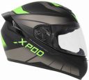 TVS X-Pod Motorbike Helmet (Black Grey)...