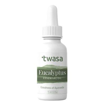Twasa Eucalyptus Essential Oil ShowerMist-Steam Distilled-Humidifier-Massage (15ml)