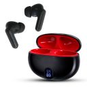 TWS True Wireless Earbuds, 13mm Drivers with Big Bass, and Noise cancelation, Red...
