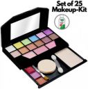 TYA Makeup Kit - Eye-Shadows, Lip Colors, Blushes, Sponges, Brushes & Blender(5024)  (Pack of 25)...