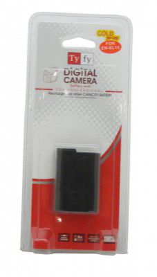 Tyfy Enel 15 Gold Series (Nikon) Battery (2400 mah) Compatible with Nikon Coolpix 3700/4200/5200/5900/7900,P6000/P5100/P5000,P90,P80,P4,P3,S10 Digital Camera