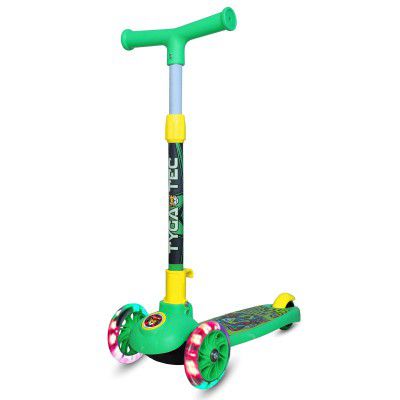 Tygatec 3 Wheel Twist Kids Scooter for Kids of 5 to 10 Years, LED Magic Wheels