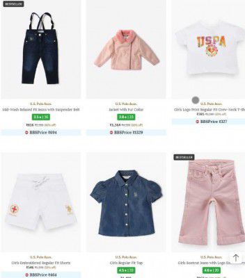 Upto 61% OFF - U S Polo Assn Girls Clothing