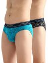 U.S. POLO ASSN. Mens Elasticized Waist Printed Underwear Briefs - Pack of 2...