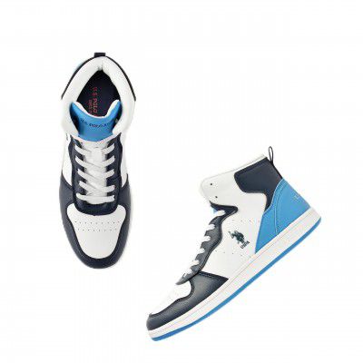 U.S. Polo Assn Mens Rowan Mid-Top Sneaker