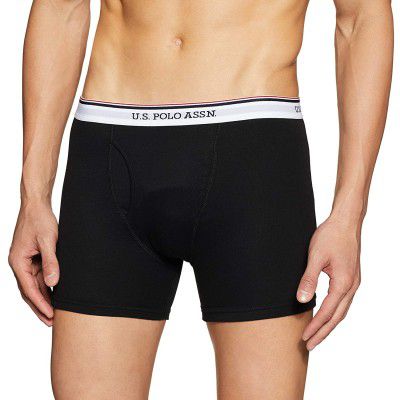 U.S. Polo Assn. Mens Solid Trunks (Color & Prints May Vary)