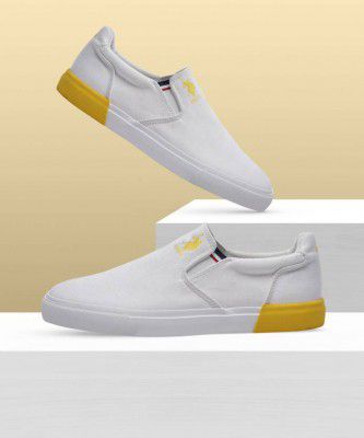 U.S. POLO ASSN.  SOREN Slip On Sneakers For Men  (Off White)