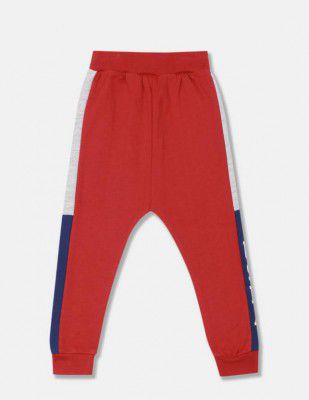 U.S. POLO ASSN Track Pant For Baby Boys (Red, Pack of 1)